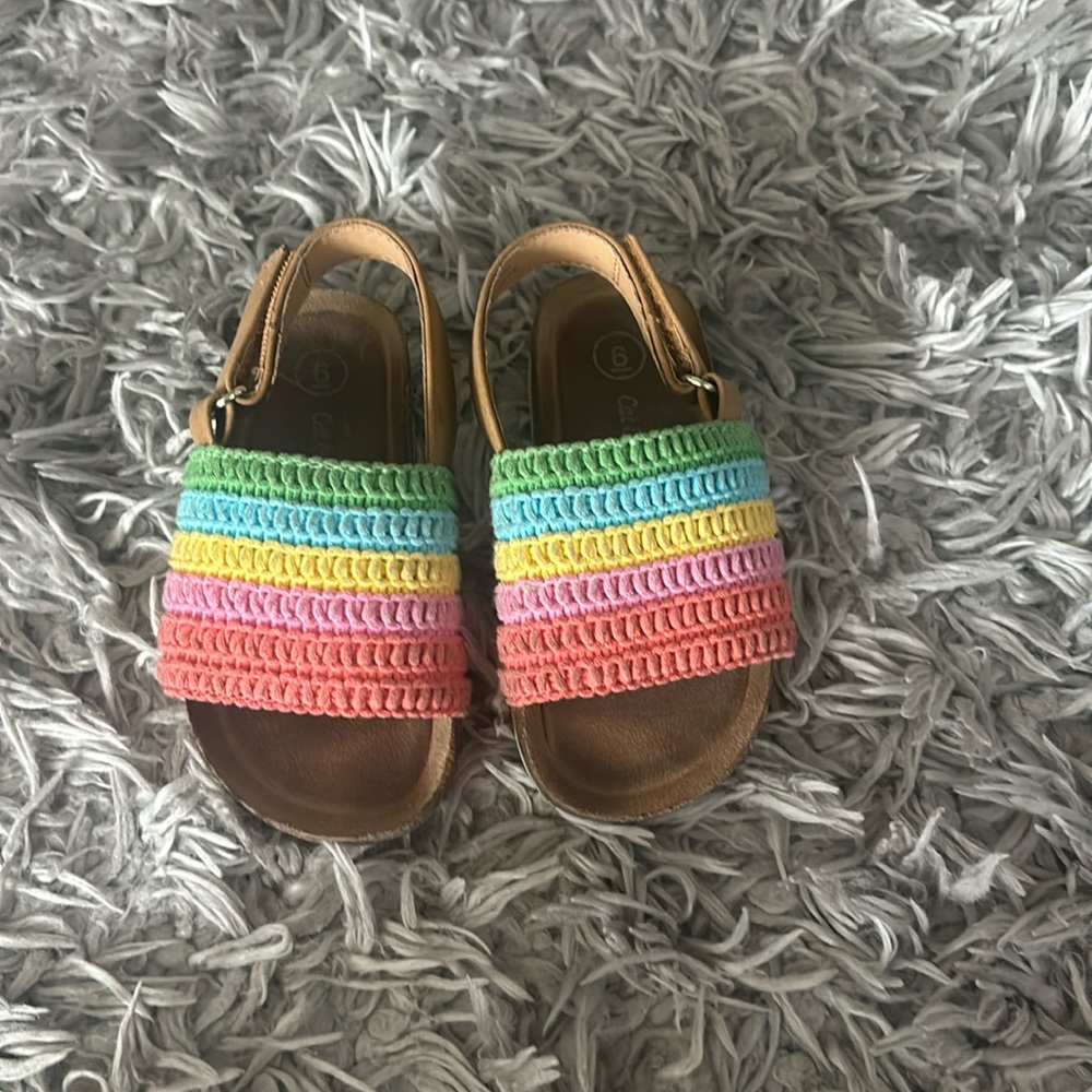 Lightly worn sandals